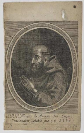 Bildnis des Marcus von Aviano