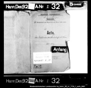 Relationen von Hardenbergs aus Wien Enthält: auch Druckschriften, u.a. "Declarations échangées entre les Cours de Vienne, de Petersbourg et de Paris: concernant des Négociations pacifiques ..."
