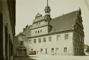 Belgern, Rathaus : Belgern. Rathaus von Osten