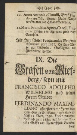IX. Die Grafen von Rietberg