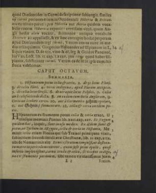 Caput octavum.