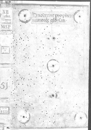 Duodecim prophetae minores cum Glossa ordinaria - BSB Clm 4551