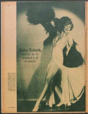 Shirley Richards, síntesis de la juventud y de la gracia [Fotografía]