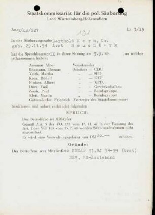 Kern, Berthold