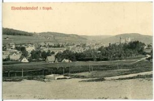 Ehrenfriedersdorf. Blick auf Ehrenfriedersdorf