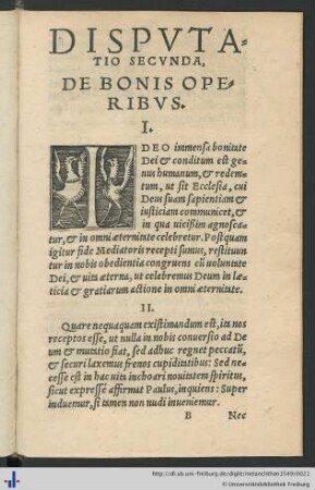 De Bonis Operibus.