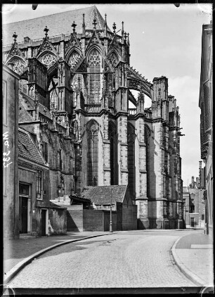 Utrecht, Niederlande. Utrechter Dom. Außenansicht des Chores