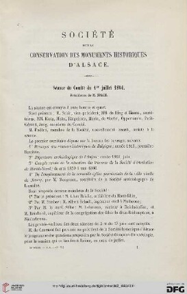 [Procès-verbaux des séances]