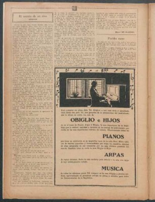 El secreto de un sino : Apólogo