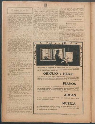 El secreto de un sino : Apólogo
