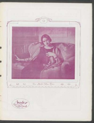 [Fotografía de] Srta. Matilde Wilson Platero