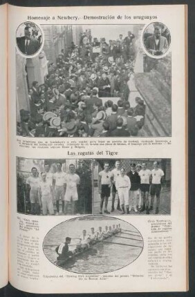 Homenaje a Newbery : Demostración de los uruguayos
