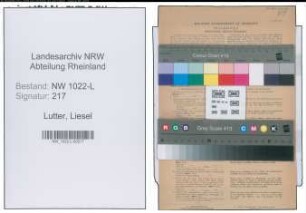 Entnazifizierung Liesel Lutter , geb. 12.04.1909 (Stenotypistin)