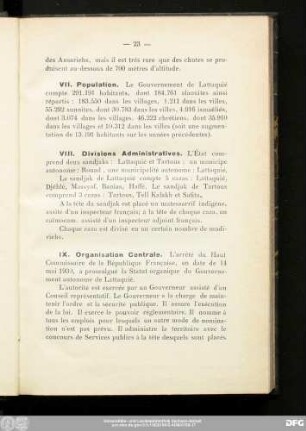 VII. Population.