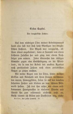 Der grüne Heinrich : Roman ; in 4 Bd., 4