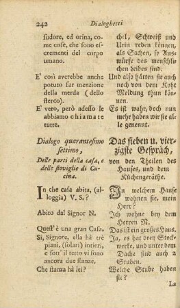 Dialogo quarantesimo settimo / Das sieben u. vierzigste Gespräch
