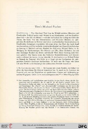 III. Tirol: Michael Pacher