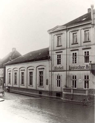 Hotel Lippischer Hof. Detmold. Hornsche Straße