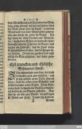 Esel truncken und Eselische Schlemmer-Zunfft.