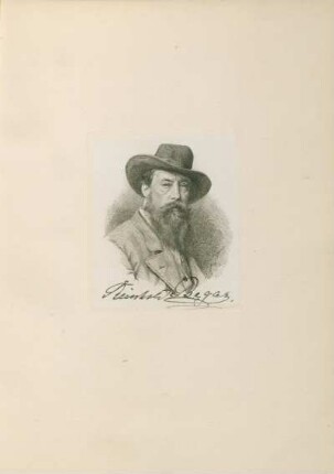 Tafel: Bildniss Reinhold Begas