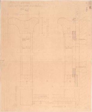 Fischer, Theodor; Würzburg, Münsterplatz; Sparkasse - Treppe im Westflügel (Details)