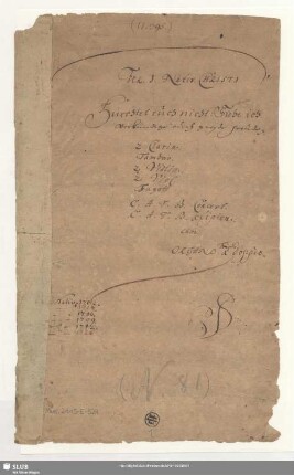 Fürchtet euch nicht siehe ich verkündige euch große Freude - Mus.2115-E-527 : V (4), Coro, orch, bc
