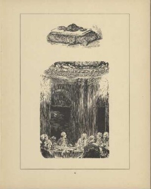 [Voltaires Abzeichen der Kammerherrnwürde] ; [Tafelrunde im Schloß Sanssouci. Um 1750]