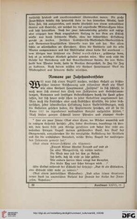 26: Romane zur Jahrhundertfeier