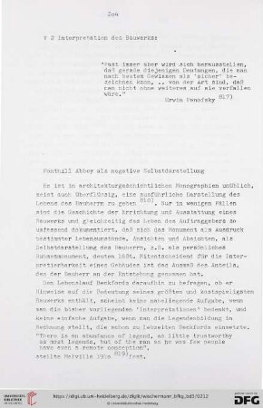 V.2. Interpretationen des Bauwerks
