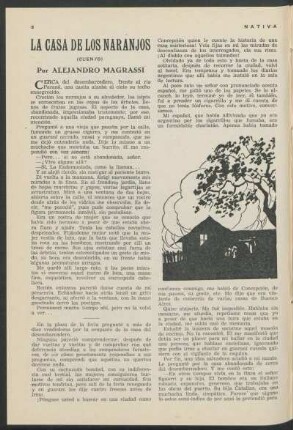La casa de los naranjos : (Cuento)