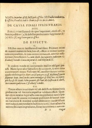 De Causa Finali Iurisiurandi.