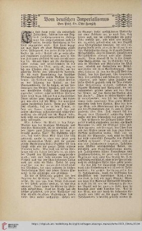 28: Vom deutschen Imperialismus
