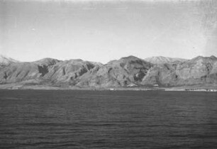 Kap Lithinos : Blick vom Schiff auf die Südküste von Kreta bei Kap Lithinos