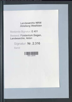 Kohlenregister bzw. Kohlenrechnung der Ämter Hilchenbach, Ferndorf und Freudenberg