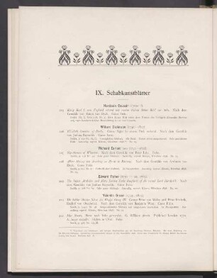 IX. Schabkunstblätter