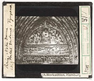 Paris, Notre Dame: Westfassade, Portal, Tympanon
