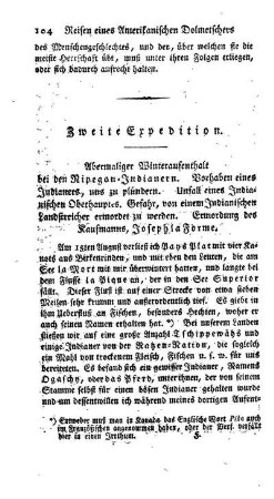Zweite Expedition.