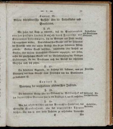 Capitel X. Benutzung der verschiedenen akademischen Institute