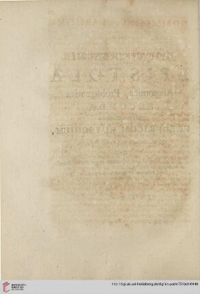 Johannis Gaubii epistola anatomica, problematica secunda […]