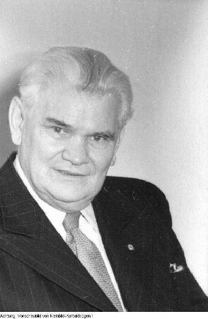 Dresden. Max Seydewitz, Ministerpräsident, 1947-1952, der sächsischen Landesregierung Sachsen, 1950
