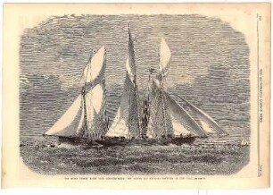 The Royal Thames Yacht Club Schooner Match: The "Xantha" and "Gloriana" at the nore