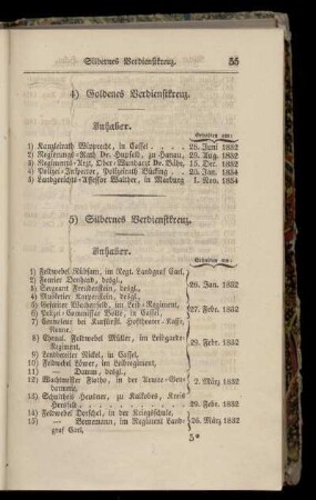 Silbernes Verdienstkreuz.