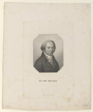 Bildnis des Joh. Jos. Gall