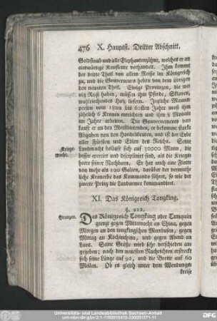 XI. Das Königreich Tongking.