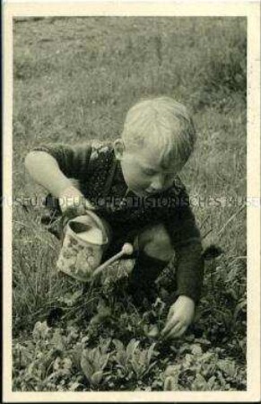 Spendenpostkarte zugunsten von Waisenkindern