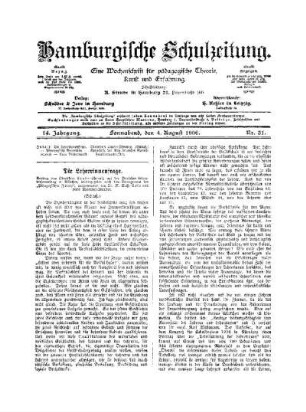 Die Lehrerinnenfrage : (Schluß)