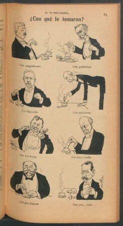 ¿Con qué lo tomaron? - [Cómic] : El té presidencial