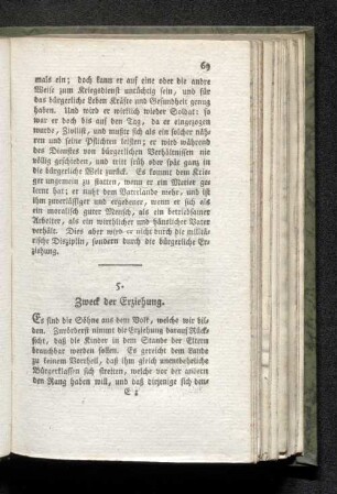 5. Zweck der Erziehung.