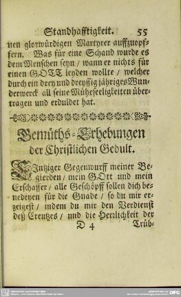 Gemüths-Erhebungen Der Christlichen Gedult