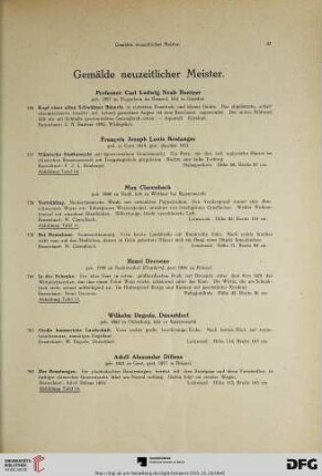 Gemälde neuzeitlicher Meister (Nr. 756-792)